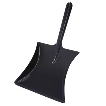 YORK Recogedor metálico con labio de goma y mango ergonómico 220 mm