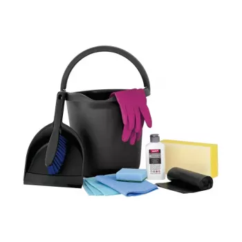 YORK Set de accesorios de limpieza – kit de limpieza de pantallas con spray de 200 ml y paño de microfibra para TVs, monitores, portátiles, tablets, smartphones