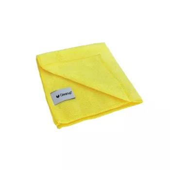 QLEANUP Paños de limpieza de microfibra 250gsm 30x30 cm, pack de 10, Amarillo