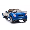 LEAN CARS coche eléctrico infantil a batería Bentley Mulsanne pintado en azul 12V para conducir