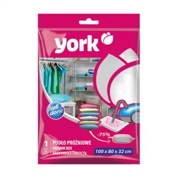 YORK Bolsas de almacenamiento al vacío 100x80x32cm