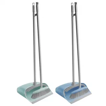 YORK QUICK recogedor plegable con cepillo y mango