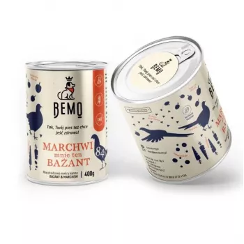BEMO Marchwi mnie ten Bażant Mono - alimento húmedo para perros - 400 g