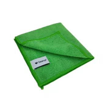 QLEANUP paños de microfibra 250 g/m² 30x30 cm, 10 uds., verde