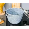 Zilner juego de menaje de mármol 4 piezas gris ZL-7066