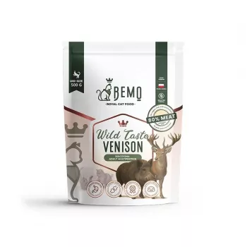 BEMO Cat Wild Taste Venison - alimento seco para gatos - 500 g