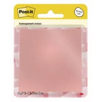 3M Post-it Transparent Notes azul, 36 hojas, 76 x 76 mm 7100394468