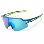 ROCKBROS gafas de ciclismo polarizadas con protección UV y soporte para graduación, lentes azules