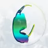 ROCKBROS gafas de ciclismo polarizadas con protección UV y soporte para graduación, lentes azules