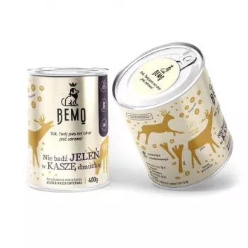 BEMO Nie bądź Jeleń w kaszę dmuchaj Mono - comida húmeda para perros - 400g