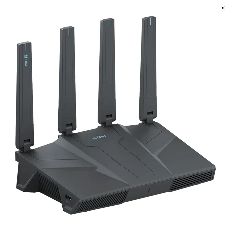 GL.iNet GL-BE6500 router VPN Wi-Fi 7 tri-banda 2,5G multi-gigabit