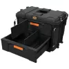 KETER DIY ROC Pro Gear 2 Cajón unidad XL Caja de herramientas con 2 cajones 56,5x37,5x41,3cm