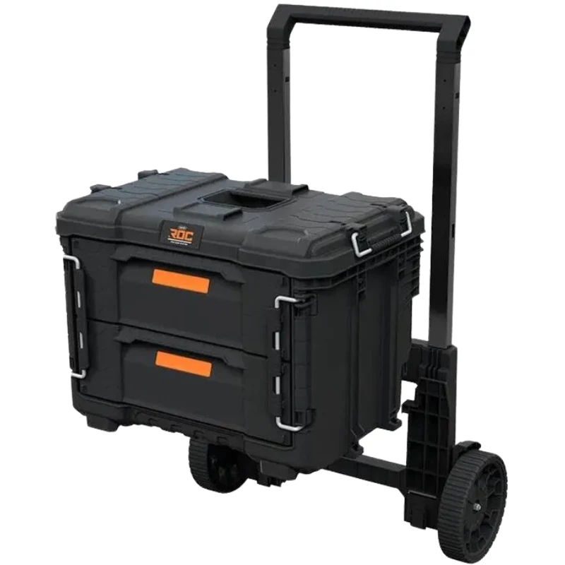 KETER DIY ROC Pro Gear 2 Cajón unidad XL Caja de herramientas con 2 cajones 56,5x37,5x41,3cm