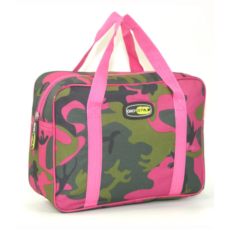 GIOSTYLE Bolsa térmica Camouflage 12L, varios colores (fucsia/azul/amarillo/blanco)