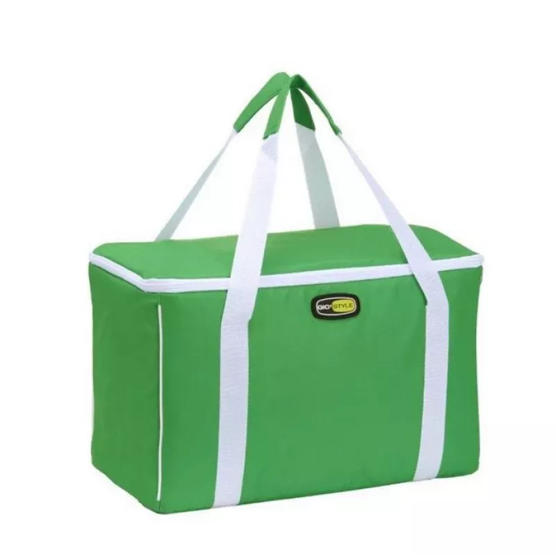 GIOSTYLE Bolsa térmica Evo Square surtido, verde/rojo/azul con decoración, 15 L