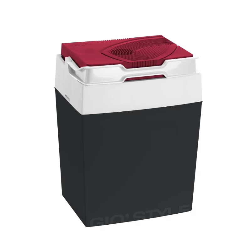 GIOSTYLE Brio 30 / 12V nevera eléctrica gris oscuro-rojo/azul