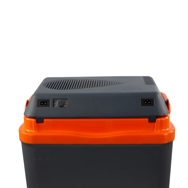 GIOSTYLE Horizon M 12/230V nevera calefactable y refrigerable 20L nevera termoeléctrica gris oscuro/rojo
