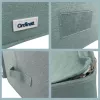 ORDINETT Caja de almacenamiento cuadrada con cremallera 30x30x21 cm menta