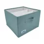 ORDINETT Caja Cube 29x29x18,5 cm caja de almacenamiento con tapa en verde menta