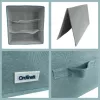 ORDINETT Caja Cube 29x29x18,5 cm caja de almacenamiento con tapa en verde menta