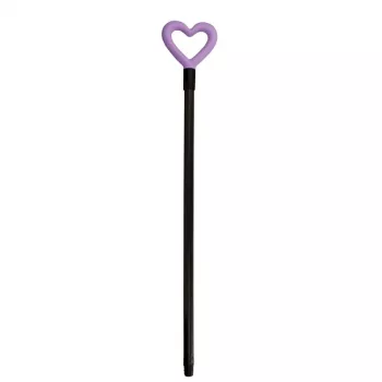GIOSTYLE Mango de cepillo Love 131,2 cm surtido, verde lima/azul claro/naranja/lila
