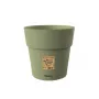 STEFANPLAST Ethica Maceta con plato, Ø25 cm, altura 25 cm, verde