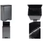 Rubbermaid Elite 45L Cubo de pedal de acero inoxidable, rectangular, resistente a huellas 2112520
