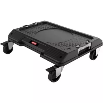 KETER DIY Connect Carro de transporte 55,7x43,7x16,4 cm, negro/rojo, IP54, 30 kg de carga
