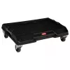 KETER DIY Connect Carro de transporte 55,7x43,7x16,4 cm, negro/rojo, IP54, 30 kg de carga