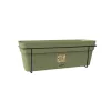 STEFANPLAST Set de balcón con sistema de riego automático y soporte metálico 50x18x17 cm verde