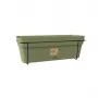STEFANPLAST Set de balcón con sistema de riego automático y soporte metálico 50x18x17 cm verde