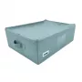 ORDINETT Caja de almacenaje rectangular con cremallera 42x32x14 cm menta