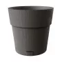 STEFANPLAST Ethica Maceta con plato Ø40x39cm gris