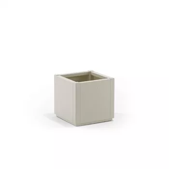 STEFANPLAST Jardinera Square Ethica 36x36x35 cm blanca