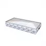 ORDINETT Caja de ropa 100x45x15cm Kyoto antracita