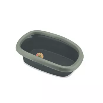 STEFANPLAST Arenero para gatos Sprint 10 43x31x14 cm Gris/Verde