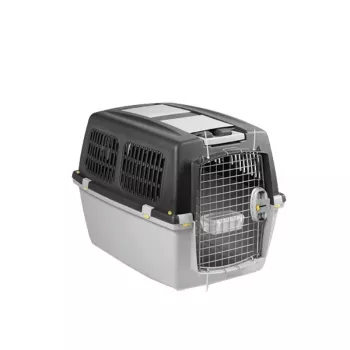 STEFANPLAST Transportín Gulliver 5 para mascotas 81x61x60 cm Gris oscuro/Gris claro