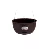 STEFANPLAST Maceta colgante Natural Ø30x14,5cm Marrón oscuro