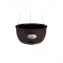 STEFANPLAST Maceta colgante Natural Ø30x14,5cm Marrón oscuro