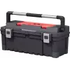 KETER DIY Hawk Maletín de herramientas 26 con organizador, 66 x 28,7 x 26,6 cm, Negro/Rojo