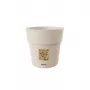 STEFANPLAST Maceta con plato Ethica Ø20x19cm Blanco