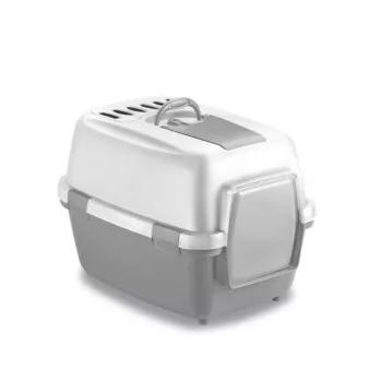 STEFANPLAST WivaCat Arenero cerrado para gatos 55x40x40 cm Blanco/Gris