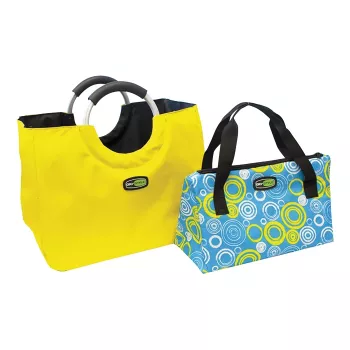 GIOSTYLE Set de bolsas térmicas Bag In The City, surtido, azul-amarillo/amarillo-azul