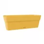 STEFANPLAST Jardinera Ethica con plato 50x18x17 cm amarillo mostaza