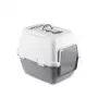 STEFANPLAST Arenero cerrado Cathy Comfort 58x45x48 cm blanco/gris