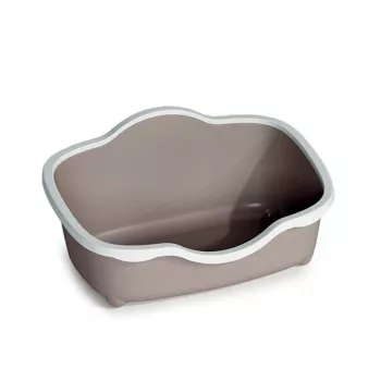 STEFANPLAST Arenero Tres Chic Open 56x38,5x26 cm blanco/gris claro