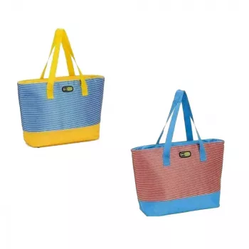 GIOSTYLE Bolsa de playa surtida, rojo/azul/azul/amarillo