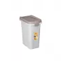 STEFANPLAST Recipiente de almacenamiento de comida para mascotas 15 L blanco/gris claro