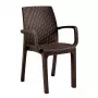 BICA Silla de jardín Verona sillón marrón