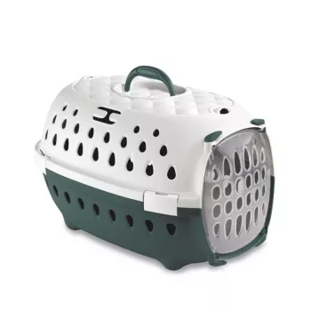 STEFANPLAST Travel Chic transportín para mascotas 50x34,5x32 cm blanco/verde